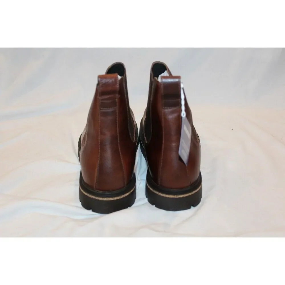 Birkenstock Men's Highwood Slip On Chelsea Ankle Boots Chocolate EU 46 NEW